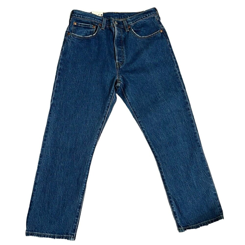 Levis Premium Women’s Size 30x26 501 Original Fit Cropped Jeans Straight Leg